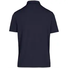 Mens Alex Varga Questana Seamless Golf Shirt Navy Back